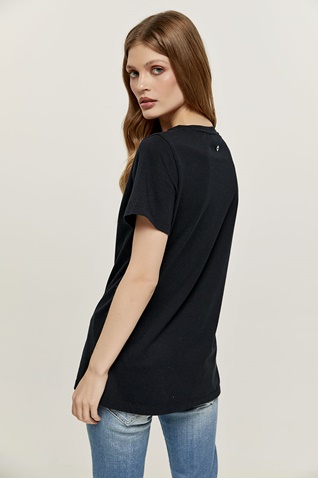 EDWARD JEANS-Γυναικείο t-shirt EDWARD JEANS WP-N-TOP-S22-012 LYSHA μαύρο