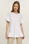 EDWARD JEANS-Γυναικεία μπλούζα EDWARD JEANS WP-N-TOP-S22-013 MARELIA λευκή
