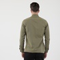 GREENWOOD-Ανδρικό πουκάμισο GREENWOOD 04231001 CHAMBRAY καφέ