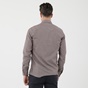 GREENWOOD-Ανδρικό πουκάμισο GREENWOOD 04231001 CHAMBRAY καφέ