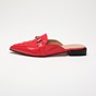 WALL STREET-Γυναικεία flat mules ADAMS WALL STREET  21562139024 κόκκινα