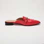 WALL STREET-Γυναικεία flat mules ADAMS WALL STREET  21562139024 κόκκινα