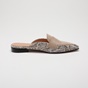 WALL STREET-Γυναικεία flat mules ADAMS WALL STREET 21562033999 μπεζ snakeskin