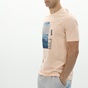 BODYTALK-Ανδρικό t-shirt BODYTALK 1231-951628 ροζ