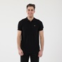 DORS-Ανδρική polo μπλούζα DORS 1132001.C20 μαύρη