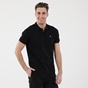 DORS-Ανδρική polo μπλούζα DORS 1132001.C20 μαύρη