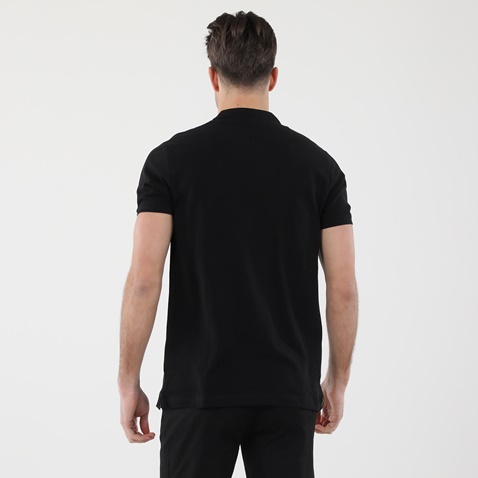 DORS-Ανδρική polo μπλούζα DORS 1132001.C20 μαύρη