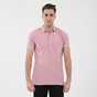DORS-Ανδρική polo μπλούζα DORS 1132002.C01 ροζ