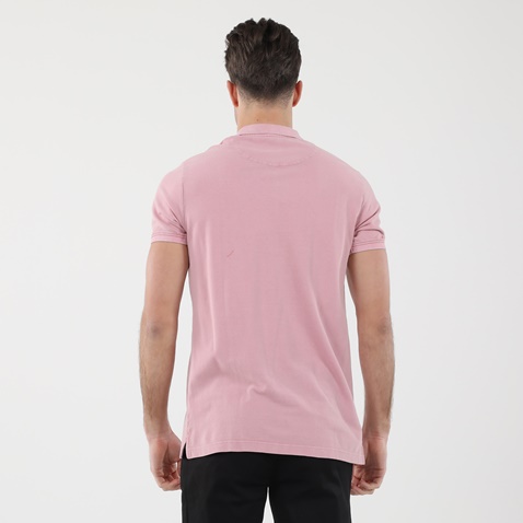 DORS-Ανδρική polo μπλούζα DORS 1132002.C01 ροζ
