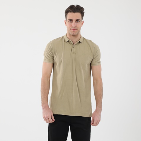 DORS-Ανδρική polo μπλούζα DORS 1132002.C04 εκρού