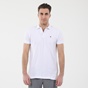 DORS-Ανδρική polo μπλούζα DORS 1132001.C01 λευκή
