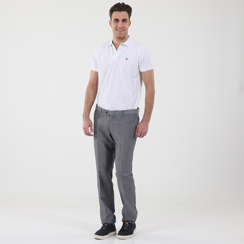 DORS-Ανδρική polo μπλούζα DORS 1132001.C01 λευκή