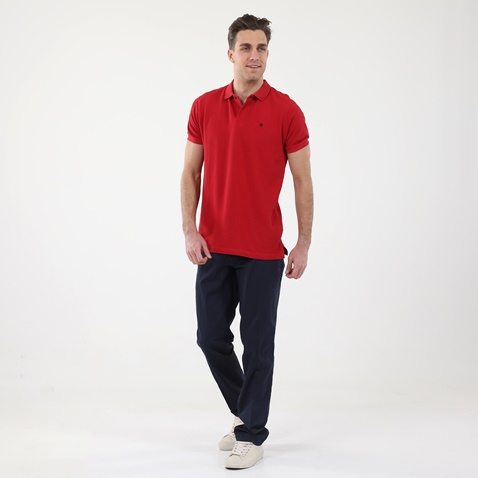 DORS-Ανδρική polo μπλούζα DORS 1132001.C07 κόκκινη