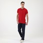 DORS-Ανδρική polo μπλούζα DORS 1132001.C07 κόκκινη
