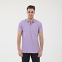 DORS-Ανδρική polo μπλούζα DORS 1132001.C09 μοβ