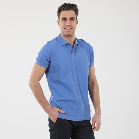 DORS-Ανδρική polo μπλούζα DORS 1132001.C13 μπλε