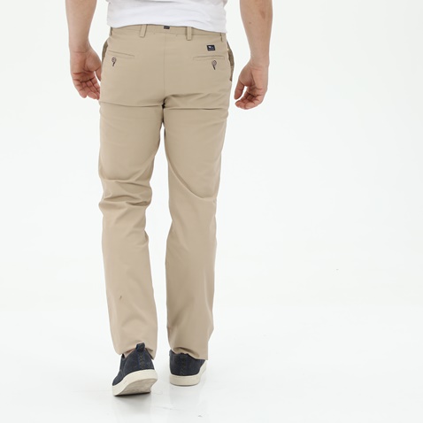 DORS-Ανδρικό chino παντελόνι DORS 2020002 chinos dobby comfort μπεζ