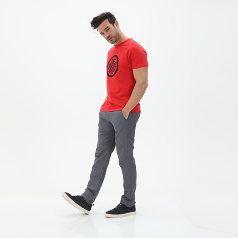 DORS-Ανδρικό t-shirt DORS 1130019.C03 κόκκινο
