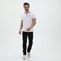 OCEAN SHARK-Ανδρική polo μπλούζα OCEAN SHARK 101003891 λευκή