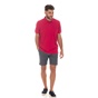 GREENWOOD-Ανδρική polo μπλούζα GREENWOOD 101002081 POLO PIQUE OXFORD φούξια