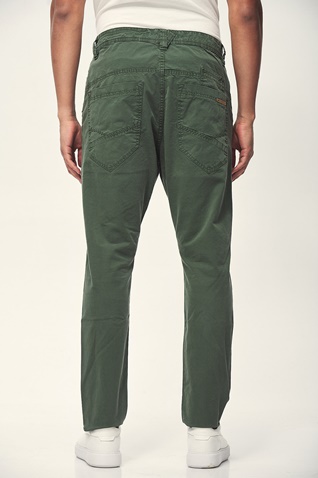 EDWARD JEANS-Ανδρικό casual παντελόνι EDWARD JEANS 15.1.1.04.009 ASTOR-C πράσινο