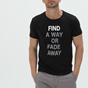 RUN-Ανδρικό t-shirt RUN 21K9088201 μαύρο