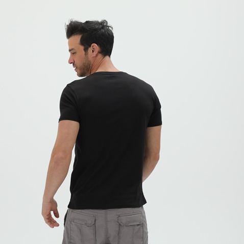 RUN-Ανδρικό t-shirt RUN 21K9088201 μαύρο