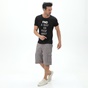 RUN-Ανδρικό t-shirt RUN 21K9088201 μαύρο