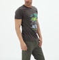 RUN-Ανδρικό t-shirt RUN 21K9120211 ανθρακί