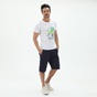 RUN-Ανδρικό t-shirt RUN 21K9120211 λευκό