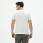 BATTERY-Ανδρικό t-shirt BATTERY 2110056201 λευκό