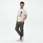 BATTERY-Ανδρικό t-shirt BATTERY 2110056201 λευκό