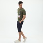 BATTERY-Ανδρικό t-shirt BATTERY 2110056201 χακί
