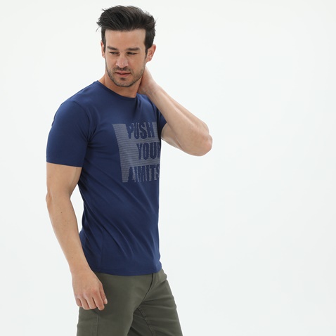 OCEAN SHARK-Ανδρικό t-shirt OCEAN SHARK 2110065201 μπλε