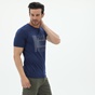 OCEAN SHARK-Ανδρικό t-shirt OCEAN SHARK 2110065201 μπλε