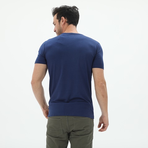 OCEAN SHARK-Ανδρικό t-shirt OCEAN SHARK 2110065201 μπλε