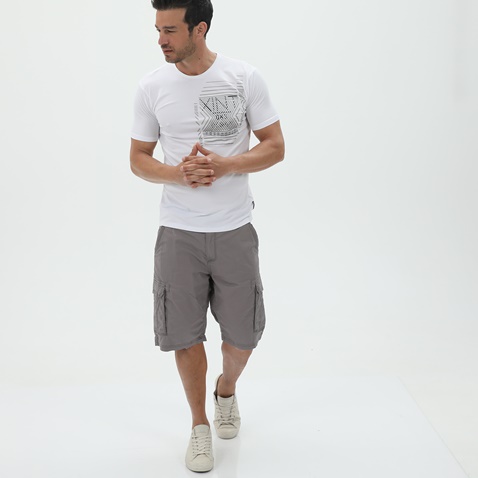 OCEAN SHARK-Ανδρικό t-shirt OCEAN SHARK 2110066201 λευκό