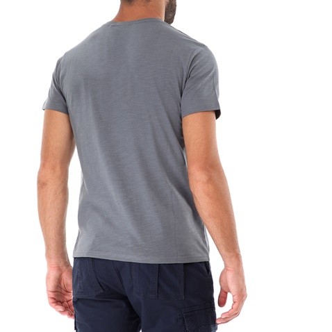 GREENWOOD-Ανδρικό t-shirt GREENWOOD 21K602491 σκούρο γκρι