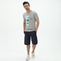 RUN-Ανδρικό t-shirt RUN 21K9077201 γκρι