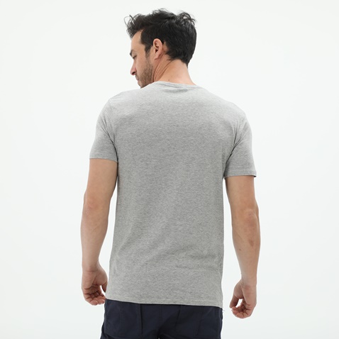 RUN-Ανδρικό t-shirt RUN 21K9083201 T-SHIRT BOX 8 RUN PRINT52 γκρι