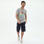 RUN-Ανδρικό t-shirt RUN 21K9083201 T-SHIRT BOX 8 RUN PRINT52 γκρι