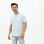 DIRTY LAUNDRY-Ανδρική μπλούζα DIRTY LAUNDRY DLMT3020S FRONT SLUB POCKET γαλάζια