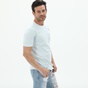 DIRTY LAUNDRY-Ανδρική μπλούζα DIRTY LAUNDRY DLMT3020S FRONT SLUB POCKET γαλάζια