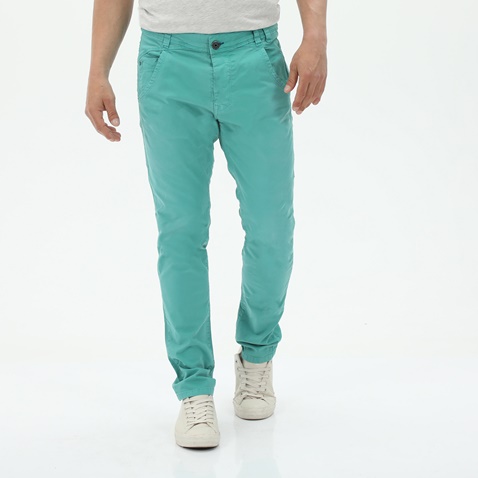 EDWARD JEANS-Ανδρικό παντελόνι EDWARD JEANS 16.1.1.04.017 ALIANO-CR πράσινο μέντας