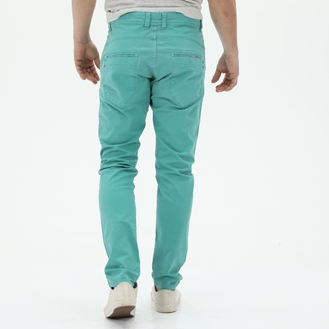 EDWARD JEANS-Ανδρικό παντελόνι EDWARD JEANS 16.1.1.04.017 ALIANO-CR πράσινο μέντας