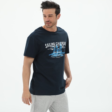 CATAMARAN SAILWEAR-Ανδρικό t-shirt CATAMARAN SAILWEAR 2331042 μπλε