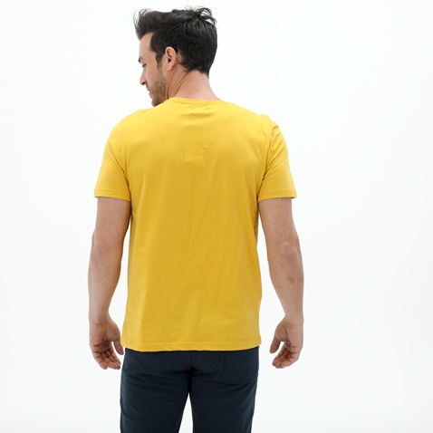 CATAMARAN SAILWEAR-Ανδρικό t-shirt CATAMARAN SAILWEAR 2331007 κίτρινο