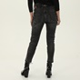 STAFF JEANS-Γυναικείο jean παντελόνι STAFF JEANS 5-907.521.BLS.043 IRENE CROPPED μαύρο