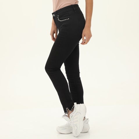 STAFF JEANS-Γυναικείο παντελόνι STAFF JEANS 5-970.068.9S.043 SANDRA μαύρο