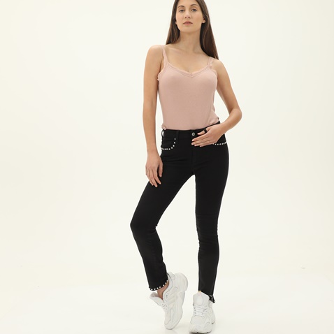 STAFF JEANS-Γυναικείο παντελόνι STAFF JEANS 5-970.068.9S.043 SANDRA μαύρο